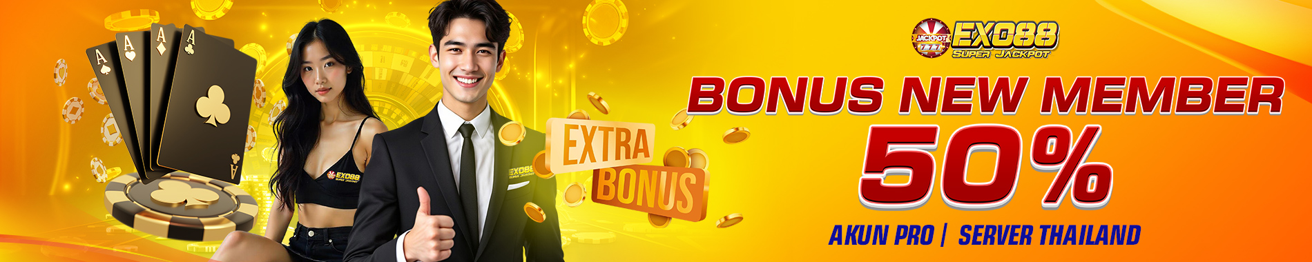 BONUS NEW MEMBER SLOT 50 %